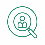 symbol-fordjupning-expert-blagron(600x600px)vit bakgrund Symbol för fördjupning, fokus, expert, utbildning, Self-Determination Theory SDT, Inner Development Goals, IDG.Medveten Arbetsplats