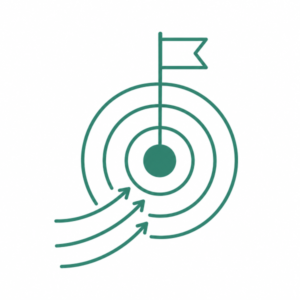 Symbol för implementering, IDG, lärprocess, medveten arbetsplats, Self-Determination Theory SDT, Inner Development Goals, IDG. Medveten Arbetsplats.
